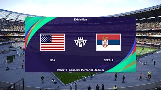 USA vs Serbia (26/01/2023) International Friendlies PES 2021