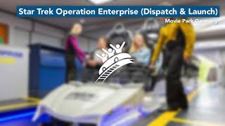 Star Trek Operation Enterprise (Dispatch & Launch) | Movie Park Germany | Theme Park Music