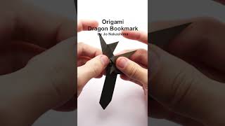 Origami Dragon Bookmark #shorts