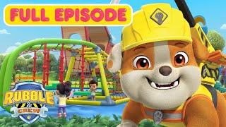 Rubble Builds a Pup Adventureland Playground! w/ Motor & Charger | FULL EPISODE | Rubble & Crew