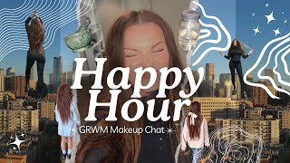 Happy Hour | GRWM | Denver Bartending | Makeup Chat