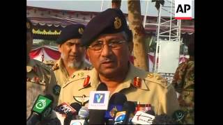 Presser by Musharraf, Japan delivers helicopters