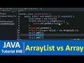 Java Tutorial #48 - Java ArrayList vs Array with Examples