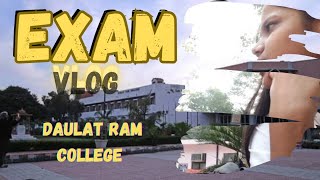 exam vlog at delhi University 📍#daulatramcollege #business statistics 2024