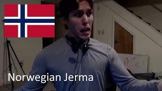 Jerma's teacher noise but it's dubbed in Norwegian