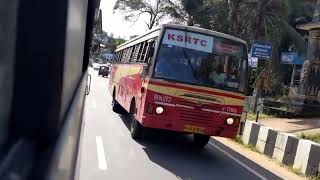 Tnstc vs Ksrtc | Adoor - Pandalam road | Tenkasi - Changanassery bus