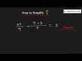 how to simplify the fraction 27 9