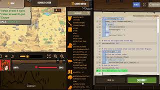 Double Cheek CodeCombat. Python