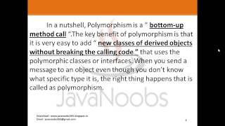 Object Oriented Programming - Q 03) Polymorphism