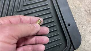 OldGuyDIY 2 Minute, $1 Punch Perfect Holes In Rubber Leather w Empty Brass Rifle Shell No Cut Tear