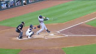 Luke Voit at bat...home run...Yankees vs. Astros...4/9/19