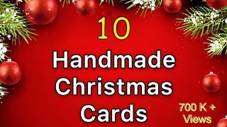 10 DIY  Pop up Christmas cards /Handmade Christmas Greeting cards /How to make Santa Greeting Card