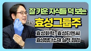 잘 키운 자식들 덕보는 효성그룹주...효성화학, 효성티앤씨, 효성첨단소재 실적 점검(애톡쇼.주식투자/21.02.04)