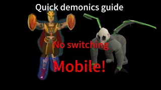 Osrs Demonic gorillas mobile guide no switching