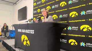 Hear from Iowa women’s basketball coach Jan Jensen after Hawkeyes fall to Maryland