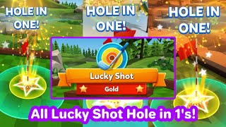 All Lucky Shot Hole in 1's! | Golf Battle