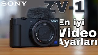 Sony ZV-1 en iyi video ayarları