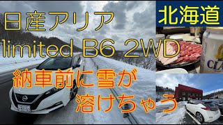 アリア納車前に雪が溶けちゃう ARIYA life(アリアな日々)0-55