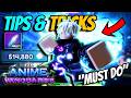 *INSANE* Pro Tips & Tricks You NEED To Know In Anime Vanguards