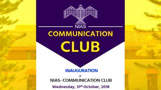 Introducing NIAS Communication Club