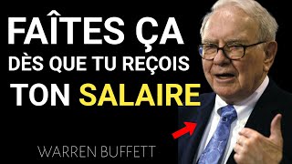 8 Étapes pour devenir riche avec ton salaire en 6 mois salon warren Buffett.