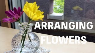 [おうちモンテ] 花を生けるお手伝い  / Arranging Flowers【idées montessori(イデー・モンテッソーリ)】