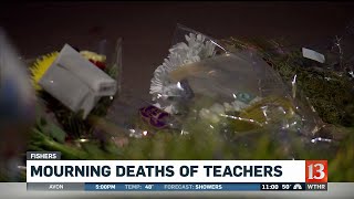 Mourning the deaths of two Fishers teachers