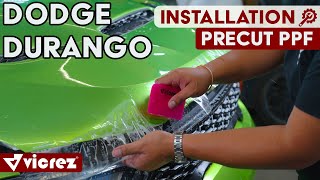 How to Wrap a Car's Hood with Vicrez Paint Protective Film PPF Pre-Cut Kit vpp589 | Dodge Durango