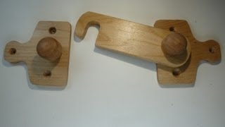 Making a wooden latch