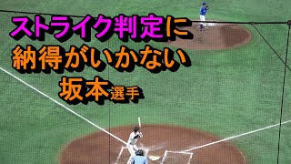 ストライク判定に無言の抗議　巨人、坂本選手