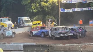 Bone stock V8 Demolition Derby at the Putnam County Fair 2024