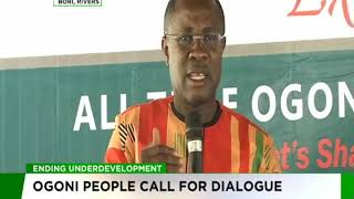 Ogoni people call for dialogue