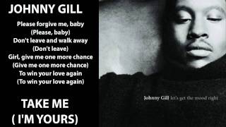 Johnny Gill - Take Me (I'm Yours) 1996 Lyrics Included