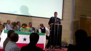 Somaliland. Xafladii furitaanka SLNTV ( tiifiiga qaranka Somaliland London 29/10/11