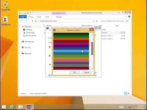 Start Screen Color Tuner for Windows 8.1 by Winaero.com Start Screen Color Tuner for Windows 8.1 by Winaero.com