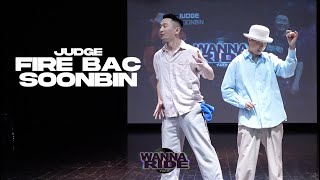 WANNA RIDE Vol.2 POPPING BATTLE Judge showcase Firebac & Soonbin