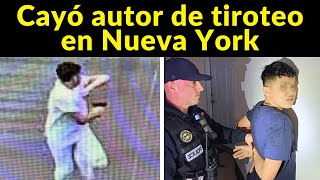 Adolescente venezolano llora tras ser detenido por tiroteo en Times Square, Nueva York