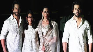 Varun Dhawan With Karisma Kapoor At Sonam Kapoor's Sangeet Ceremony | Bollywood Events