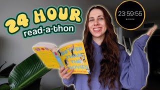 READING FOR 24 HOURS ⏰📚 24 hour readathon ⭐ *spoiler free* reading vlog!