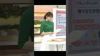 森山みなみアナの緑ニット