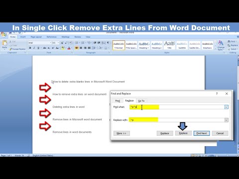 How to Delete All Extra Blank Lines in a Word Document on Windows