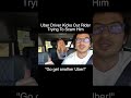 Uber Passenger Tries To Scam Driver & Gets Kicked Out!