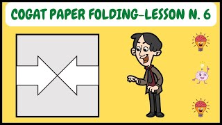 Cogat Paper Folding Lesson n. 6- Vertical Folding - Horizontal Symmetry