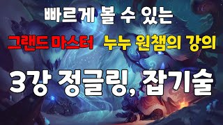 정글 누누 강의 초반 정글링과 실전 활용 가능 잡기술들