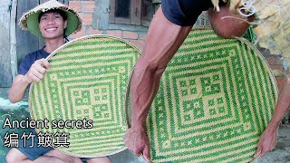 Bamboo weaving craft by ancient Technology, very pretty decoration丨Bamboo Woodworking Art