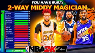 *NEW* BEST GUARD BUILD THAT IS BREAKING NBA2K25! 99 MID-RANGE DO IT ALL POINT GUARD BUILD IS INSANE!