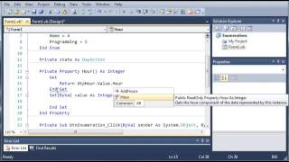 Visual Basic Tutorial 65 Introduction To Properties ‏