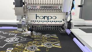 Cording embroidery machine honpo