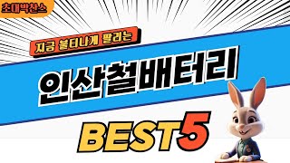 2024 초대박 찬스 인산철배터리 추천 대박 가성비 베스트5! 후기 비교