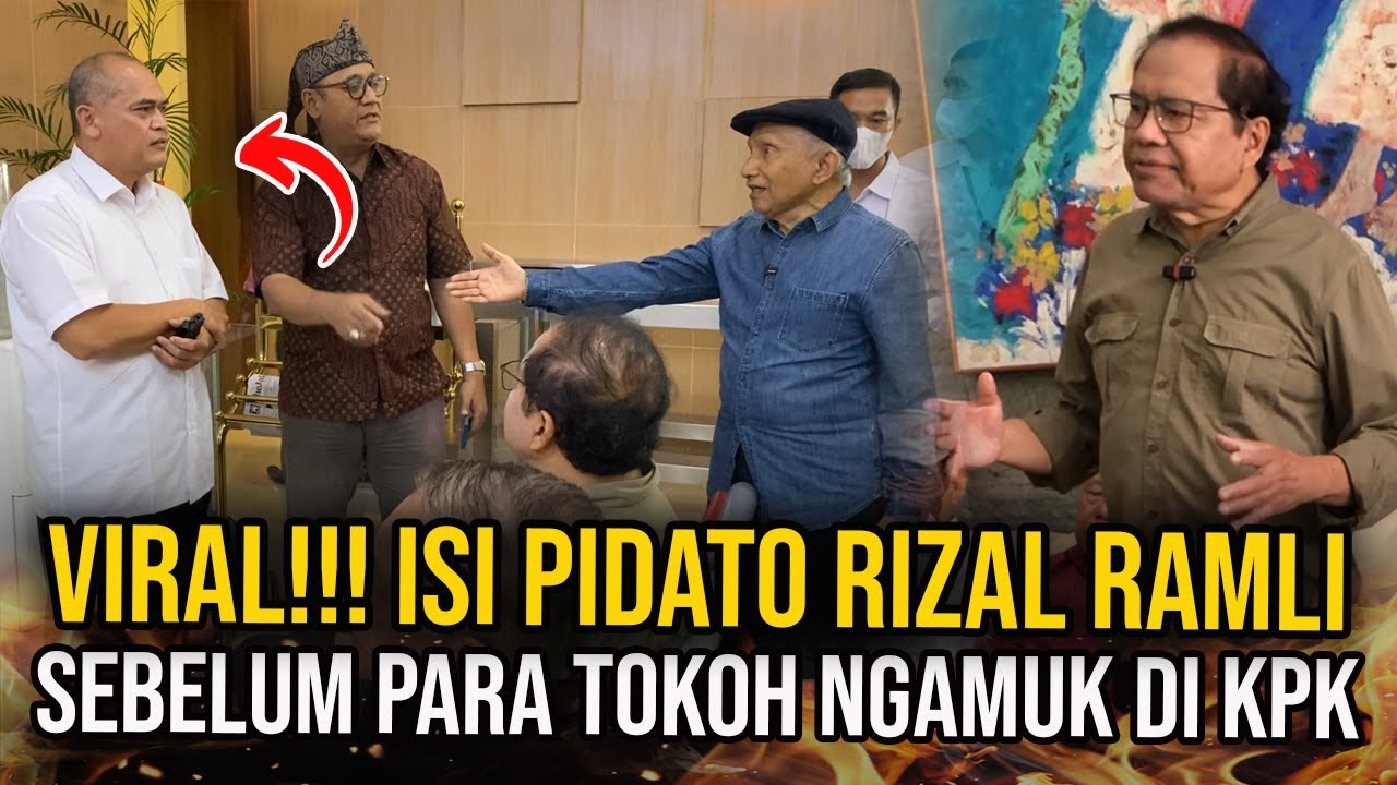 FULL HD!!! PESAN PANAS RIZAL RAMLI HARI INI!!! SEBELUM TERJADI INSIDEN ...